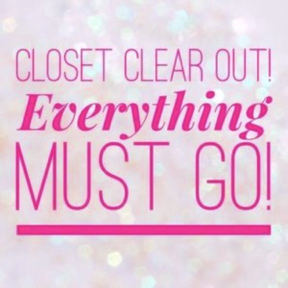 Closet clear out!!!!